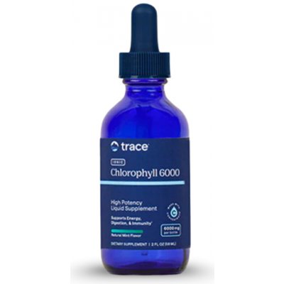 Trace Minerals Iónový Chlorofil 6000 + Stopové minerály ConcenTrace® (máta), 59 ml – Hledejceny.cz