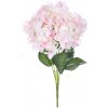 Květina Autronic Puget hortenzie, bílo-růžový odstín