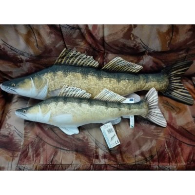 Gaby polštářek ryba Candát obecný 77 cm – Zboží Dáma