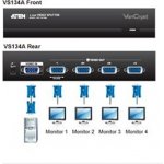 Aten VS-134A VGA rozbočovač 1 PC - 4 VGA 450 Mhz – Sleviste.cz