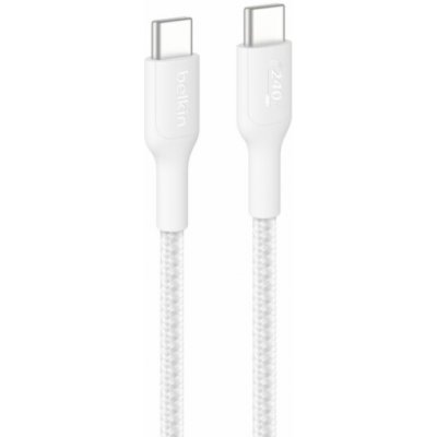 Belkin BOOST CHARGE™ PRO USB-C/USB-C kabel 240W, 1m, bílý - odolný – Sleviste.cz