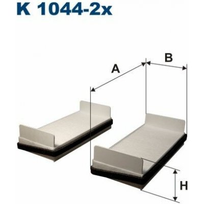 Filtr, vzduch v interiéru FILTRON K 1044-2x – Hledejceny.cz
