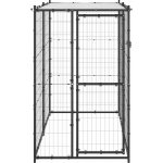 vidaXL Venkovní psí kotec se střechou 110 x 220 x 180 cm – Zboží Dáma