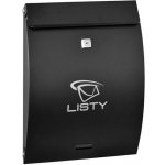 Poštovní schránka (250x330x65mm) černá, max. formát listu: C4 – Hledejceny.cz