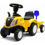 Baby Mix traktor s vlečkou a nářadím New Holland žluté – Sleviste.cz