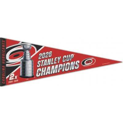 Wincraft Vlajka Carolina Hurricanes NHL 2026 Stanley Cup Champions Locker Room On-Ice Premium – Hledejceny.cz