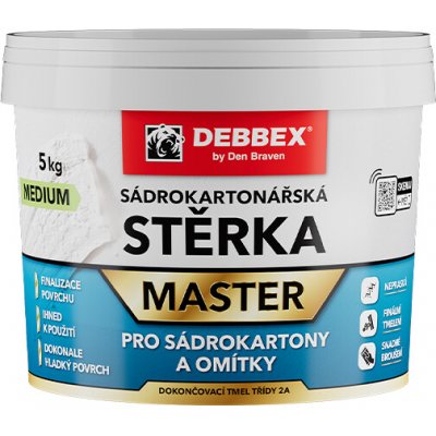 DEBBEX Sádrokartonářská stěrka 14 kg kbelík bílá – Zbozi.Blesk.cz