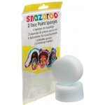 Houbička bílá 2ks na obličejové barvy – Zbozi.Blesk.cz