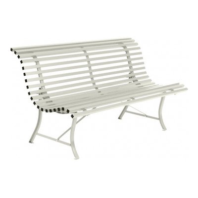 Fermob Louisiane Steel Bench 150 cm světle šedá