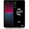 Pouzdro a kryt na mobilní telefon Sony Pouzdro Picasee silikonové Sony Xperia 10 IV 5G - Astronaut Minimal černé