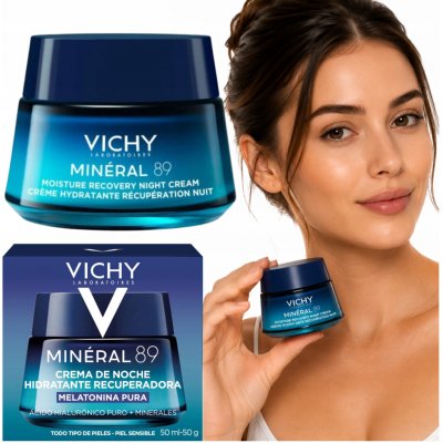 Vichy Mineral 89 hydratační noční krém 50 ml – Zboží Mobilmania
