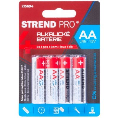 Batéria Strend Pro, LR6, 4 ks, AA tužka, blister ST215694 – Hledejceny.cz