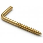 Skoba s vrutem do dřeva, 2,5x25 mm, pomosazená – Hledejceny.cz