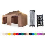 TENTino SMALL HEXAGON 3x6 m 10B - SVĚTLE HNĚDÁ – Hledejceny.cz