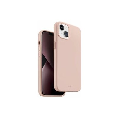 Pouzdro UNIQ Lino MagClick iPhone 14 růžové