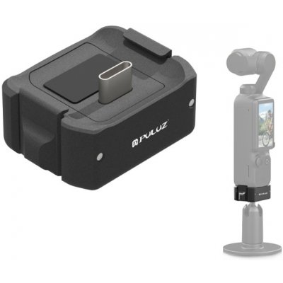 PULUZ Kovová nabíjecí základna a stojánek pro DJI OSMO Pocket 3 – Zboží Živě