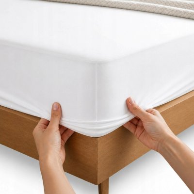 Manufaktura Materacy Prostěradlo s gumou bílé 80x190 – Hledejceny.cz