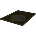 RONAL - ILA WIQ 100 06 154 čtvercová vanička černý granit 1000x1000 mm kryt na sifon černý mat – Zbozi.Blesk.cz