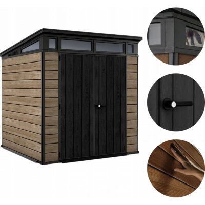 KETER Ashwood Pent 7 x 7 hnědý 216 x 216 cm – Hledejceny.cz