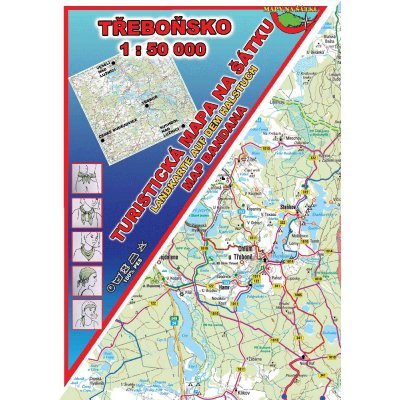 Mapy na šátku Třeboňsko – Zboží Mobilmania