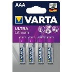 Varta Professional Lithium AAA 4ks 6103301404 – Zbozi.Blesk.cz