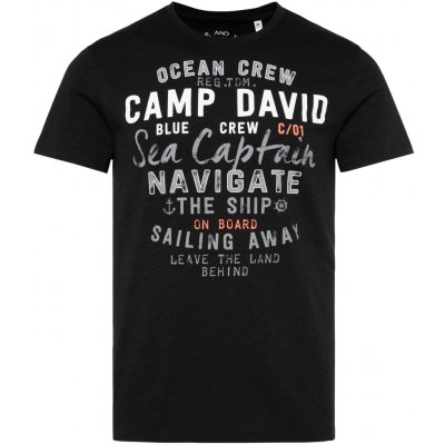 Camp David pánské tričko černá – Zboží Dáma