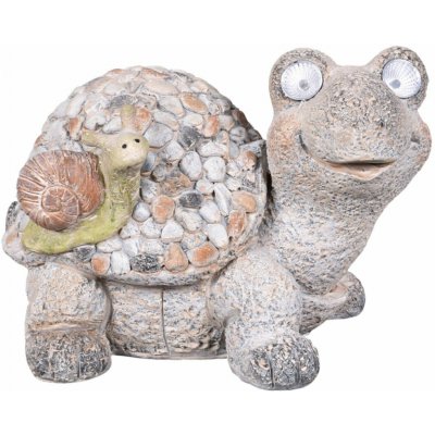 Želva solární polyresinová 23x16x16cm – Zboží Dáma