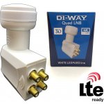DI-WAY White Leopard line LNB QUAD 0,1dB – Zboží Živě