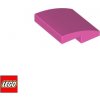 LEGO® doplněk LEGO® 15068 STŘECHA ZAOBLENÁ 2x2 Tmavě-Růžová