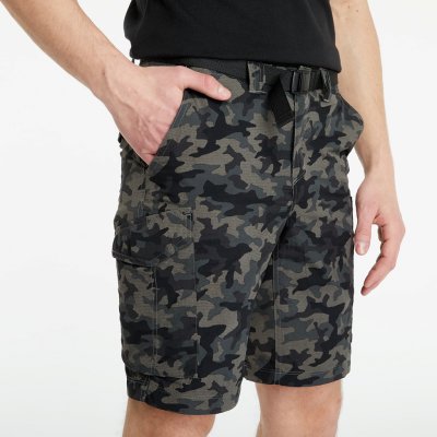 Columbia Silver Ridge Printed Cargo short Black Camo – Zboží Mobilmania