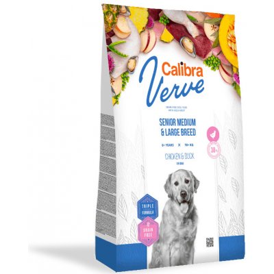 Calibra Dog Verve GF Senior M&L Chicken&Duck 3 x 12 kg