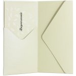 Ostatní obálka DL perleťová krémová kapsa na peníze – Zboží Mobilmania