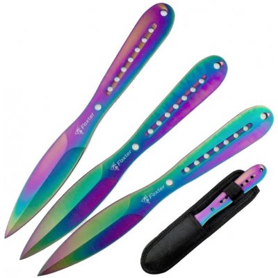 FOXTER Sada vrhacích nožů, s pouzdrem, 23 cm 3 ks – Zboží Dáma