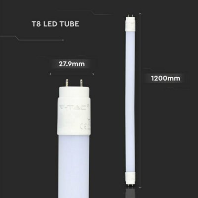 V-tac LED trubice 18W 120cm neutrální bílá – Zboží Dáma