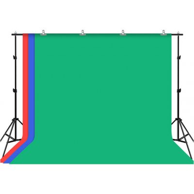 Stojan na pozadí pro fotostudio Puluz 2×3 m + 3 ks pozadí PKT5205 – Zboží Živě