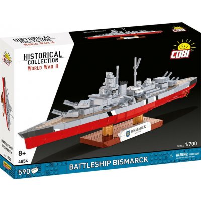 Cobi 4854 II WW Battleship Bismarck, 1:700, 590 k – Zboží Dáma