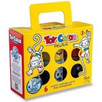 Toy Color Prstové barvy 6 ks 80 ml – Sleviste.cz