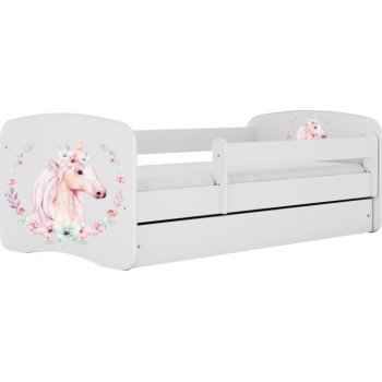 Kocot Kids Babydreams kůň bílá se šuplíky s matrací