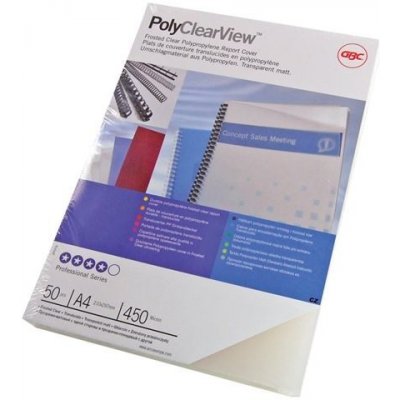 GBC - A4, 450 mikronů, PVC, matné, 50 ks – Zboží Živě