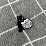 Pinarna Černá kočička se stohem knih – Sleviste.cz