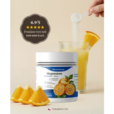Herbs Energy Magnesium Drink Pomeranč 30 dávek – Hledejceny.cz