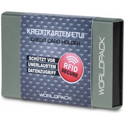 Worldpack Credit card holder Fabrizio stříbrný