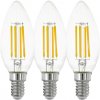 Žárovka Eglo SADA 3x LED Žárovka VINTAGE C35 E14/4W/230V 2700K