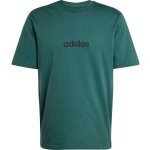 adidas ESSENTIALS SINGLE pánské triko, tmavě zelená – Sleviste.cz