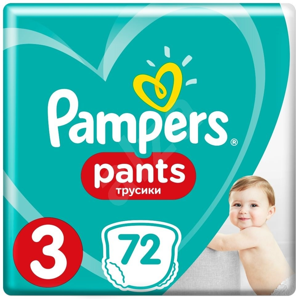 Pampers Pants 3 6-11 kg 72 ks od 439 Kč - Heureka.cz
