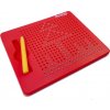 Magnetická kreslící tabulka Magpad Medium 380 kuliček Červená
