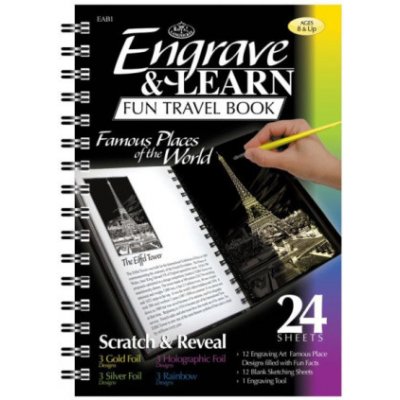 ROYAL & LANGNICKEL Škrabací obrázky v bloku Slavná místa 26513 – Zboží Dáma