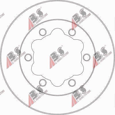 BRZDOVÝ DISK. MERCEDES SPRINTER 408-416 ZADNÍ 9044230312 A.B.S. – Zboží Mobilmania