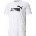 Puma pánské triko ESS Logo Tee bílá – Zboží Dáma