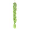 Spona do vlasů ISO Vlasy kanelové syntetické Copánky ombre zelená 10352